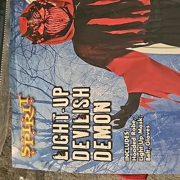 Light Up Devil Childs Costume - Picture 3 of 5